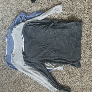 Long sleeve breastfeeding tops
